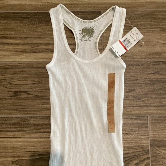 Tommy Hilfiger Jeans Womens Extra Small Shirt White Tank Top NWT XS - Picture 1 of 4